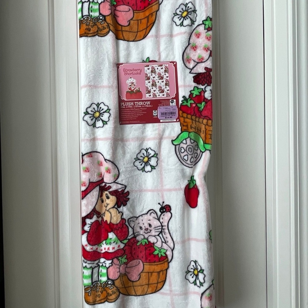 COPY - Strawberry shortcake throw blanket